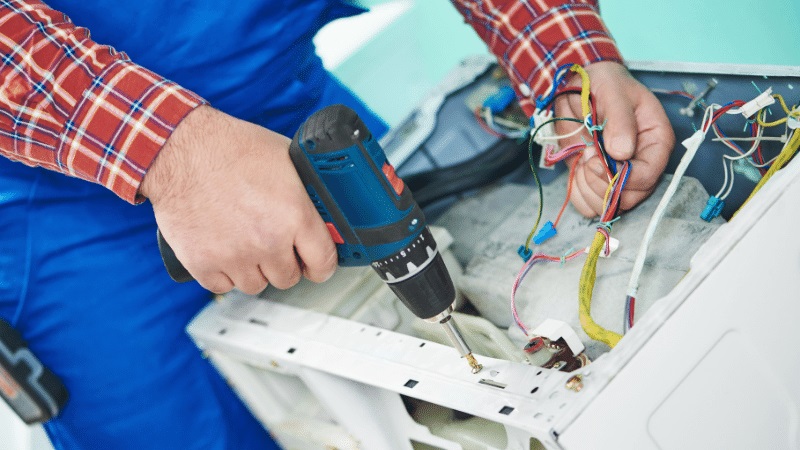 Gebze LG LG çamaşır makinesi kart tamiri – Su almama arızası orijinal parça ile giderildi. - Teknik servis örneği